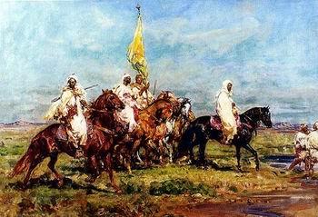 unknow artist Arab or Arabic people and life. Orientalism oil paintings 515